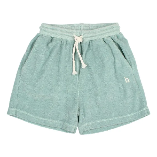 Sponge Bermuda shorts | Green water