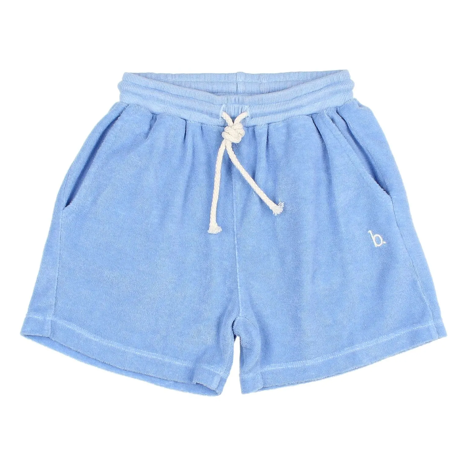 Búho - Short Bébé - Coton/Polyester - Bleu Ciel - 2 ans