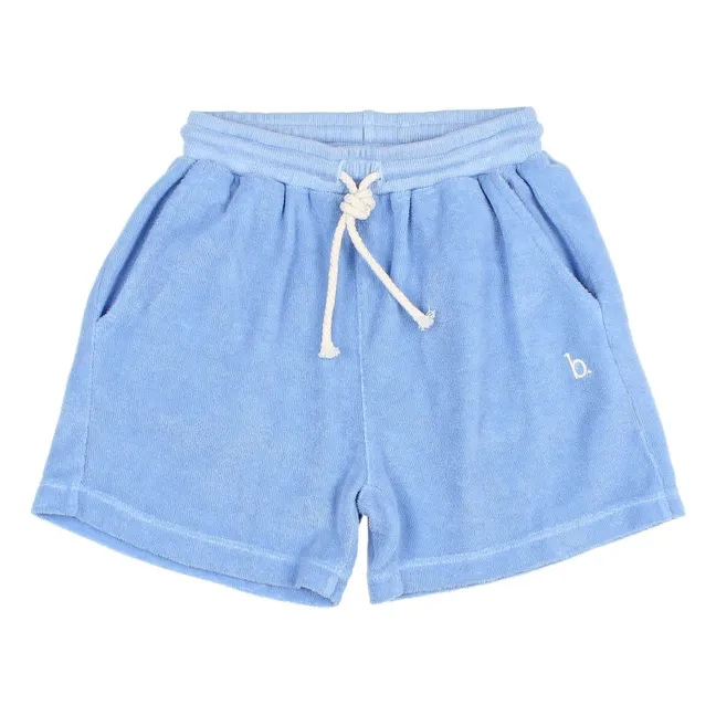 Bermudas de rizo | Azul Cielo