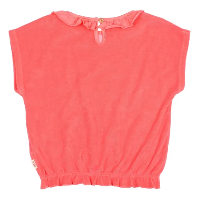 T-shirt Summer Of Love Volants Eponge | Rouge