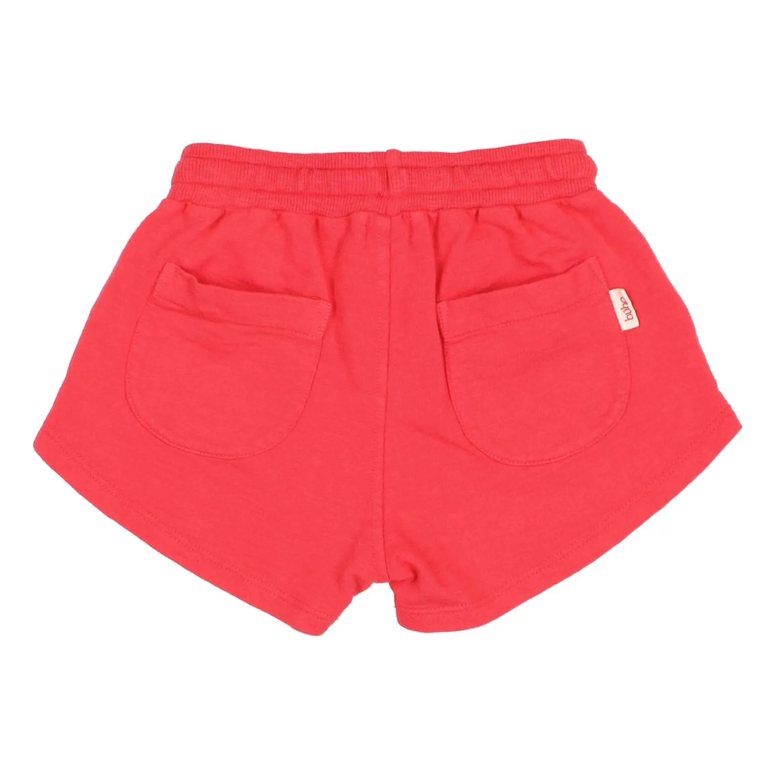 Short Molleton Coton Bio | Rouge- Image produit n°1