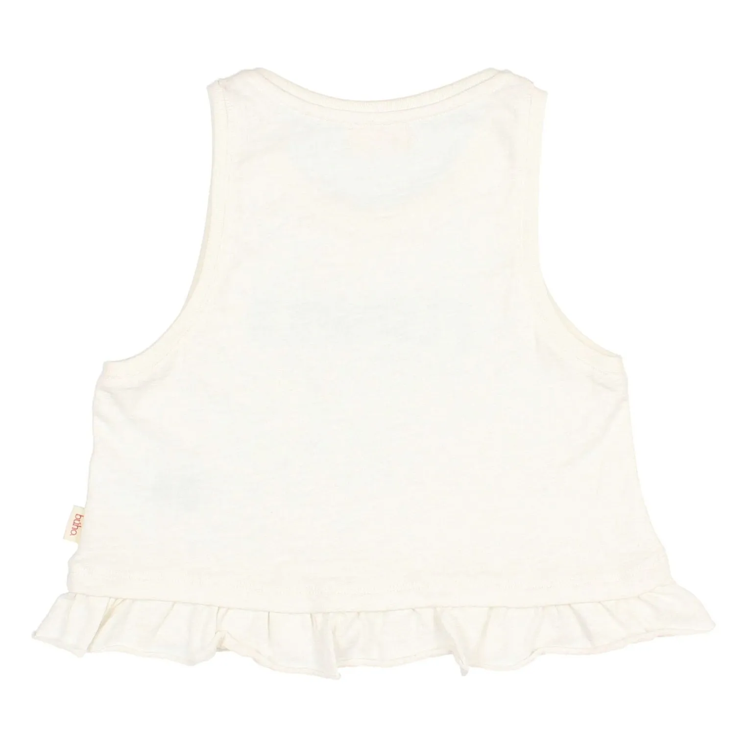 Top Flower Volants Coton Bio | Blanc- Image produit n°3