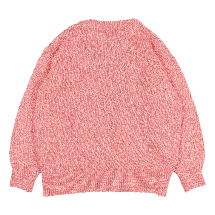 Chiné Organic Cotton Sweater | Pink- Product image n°2