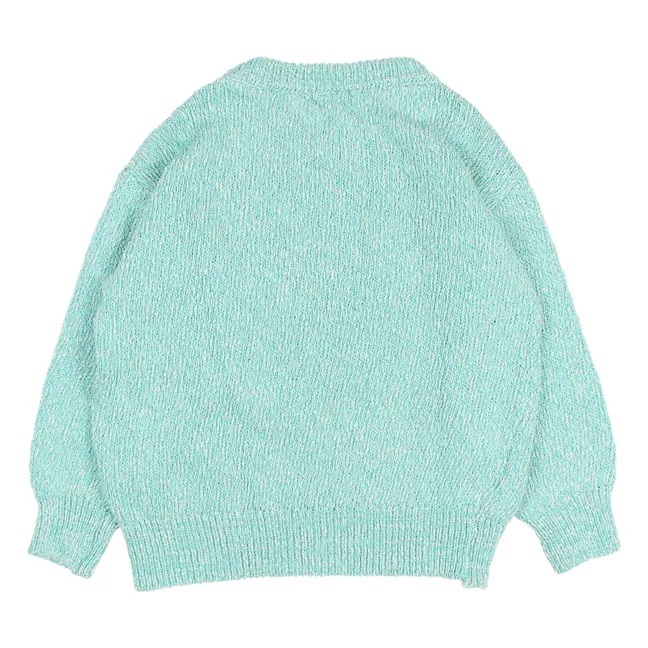 Pull Chiné Coton Bio | Aqua