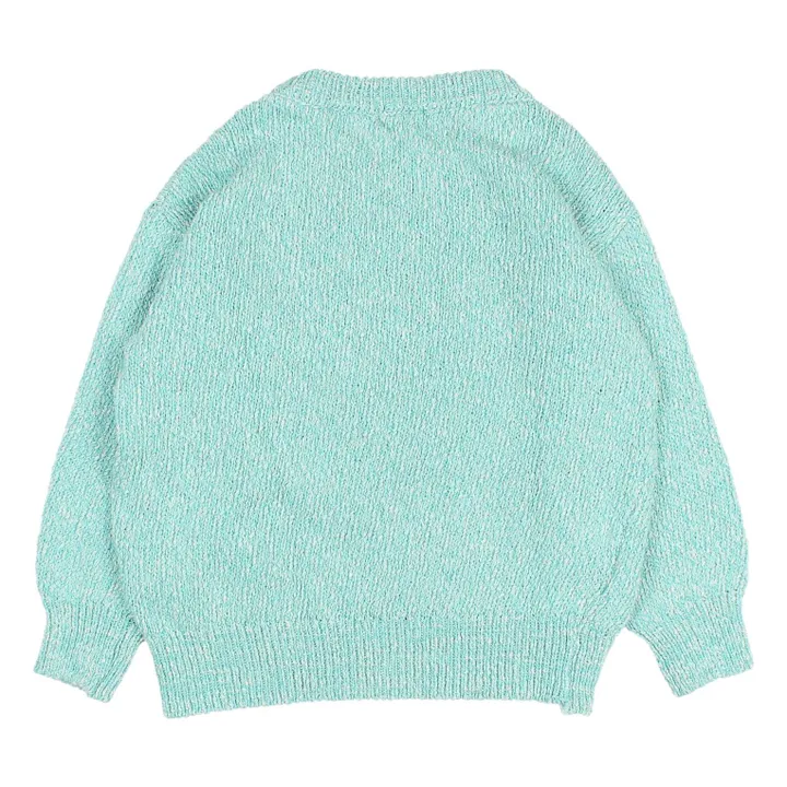 Jersey de algodón ecológico Chiné | Agua- Imagen del producto n°1