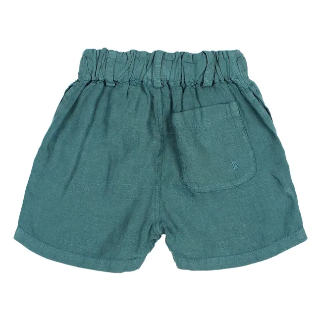Bermudas Lino | Azul Pato