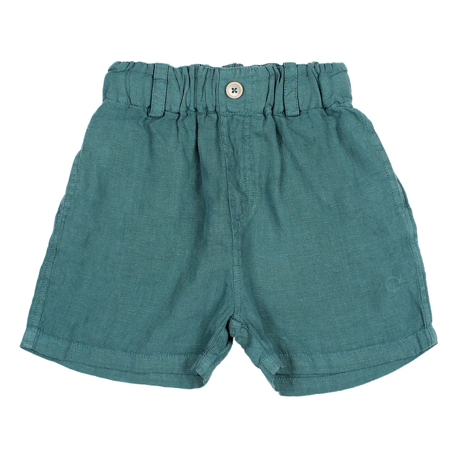 Búho - Bermuda Lin - Bleu Canard - 3 ans