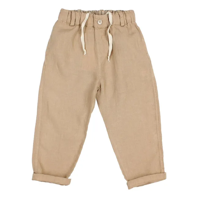 Pantalones de lino | Beige