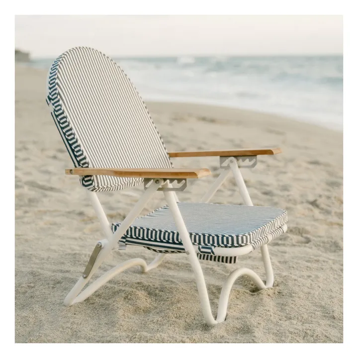 Chaise de plage | Bleu marine- Image produit n°1