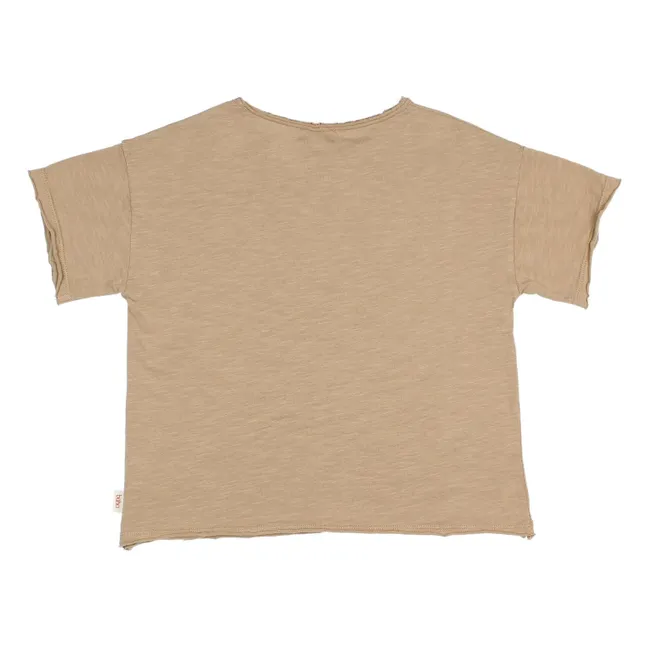 Camiseta Go Discover Algodón orgánico | Beige