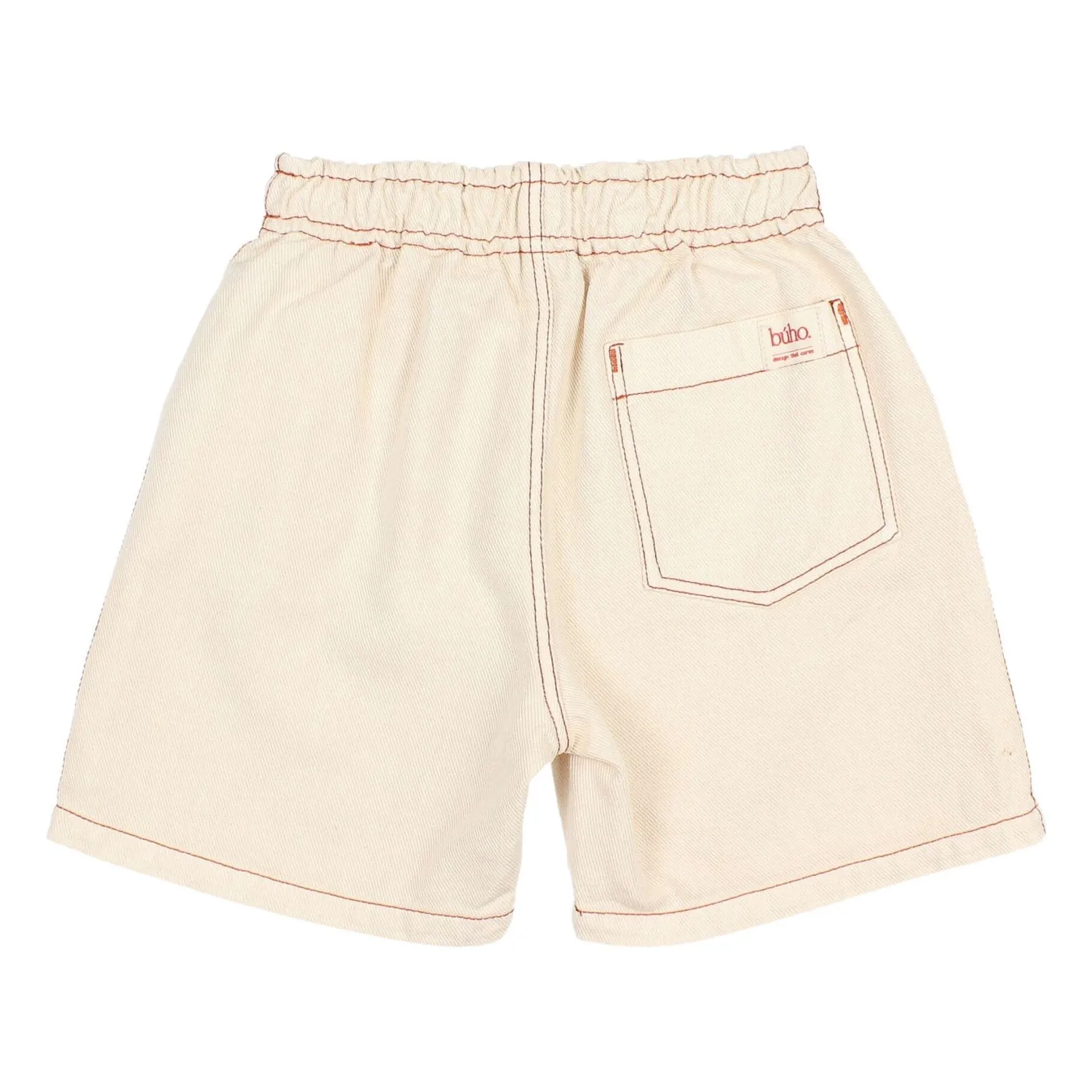 Bermuda Denim Lyocell | Blanc cassé- Image produit n°4