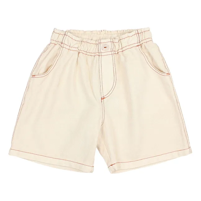 Bermudas Denim Lyocell | Blanco Roto