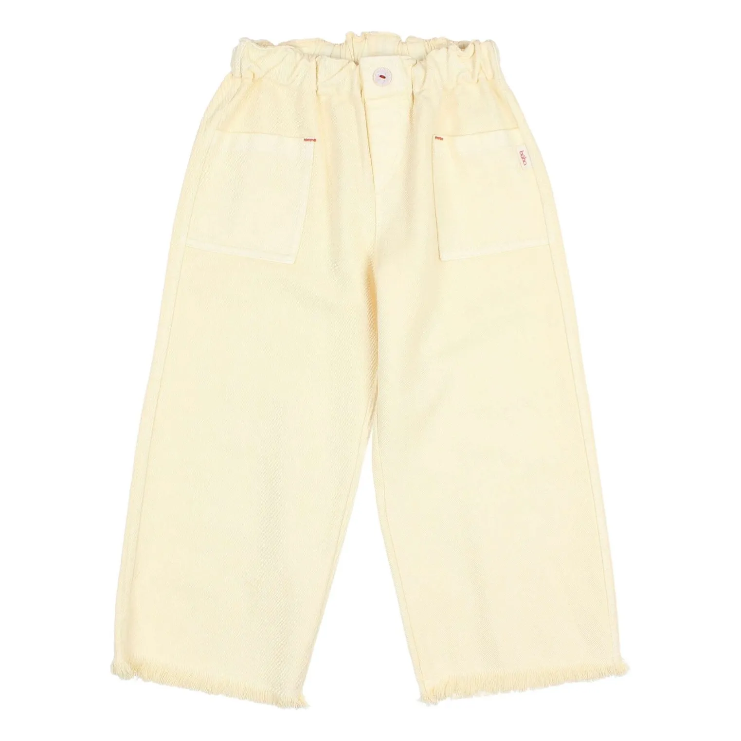 Búho - Pantalon - Taille 3 ans - Jaune - Coton