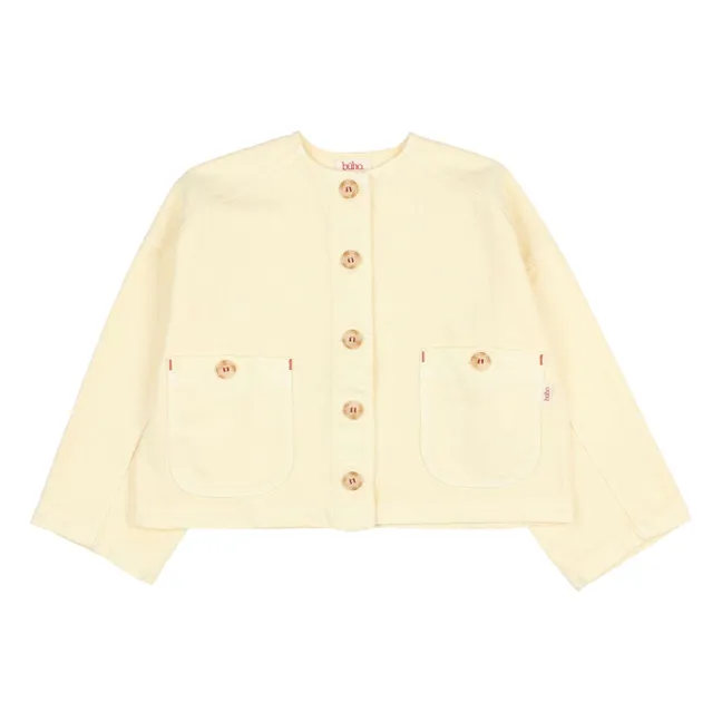 Chaqueta vaquera Lyocell | Amarillo palo