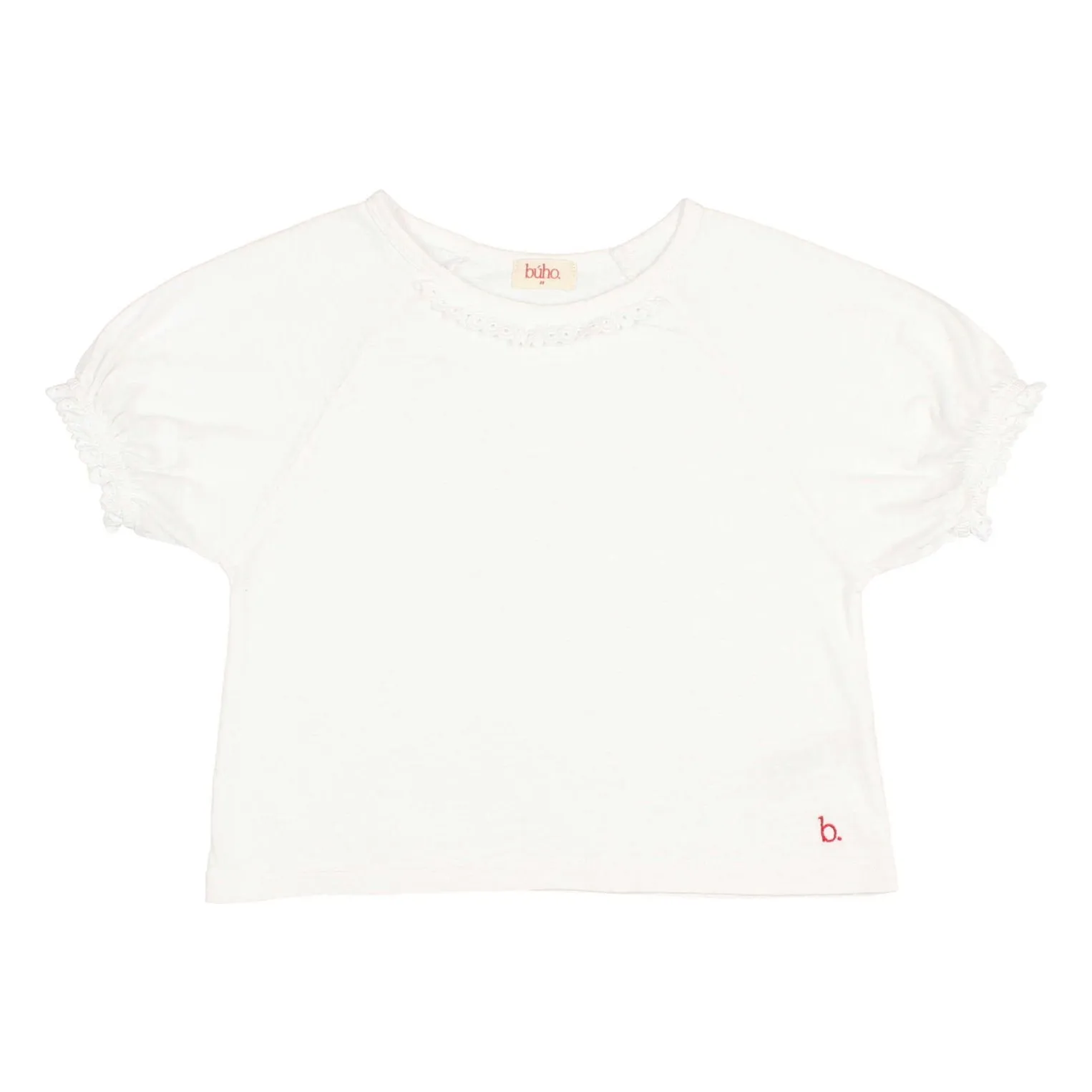 Búho - Blouse - Femme - Coton Biologique - Blanc - 2 ans