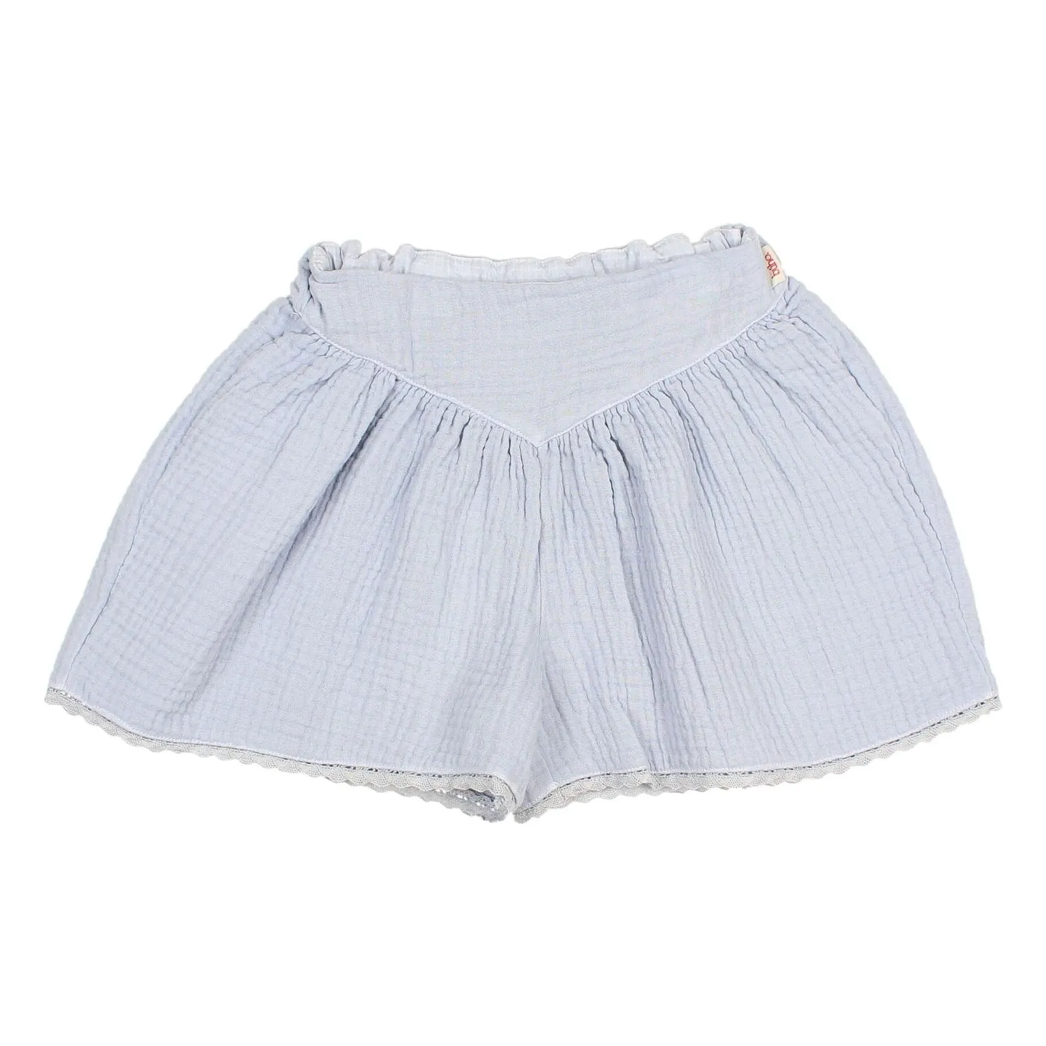 Búho - Short - Coton - Bleu pâle - Taille 2 ans