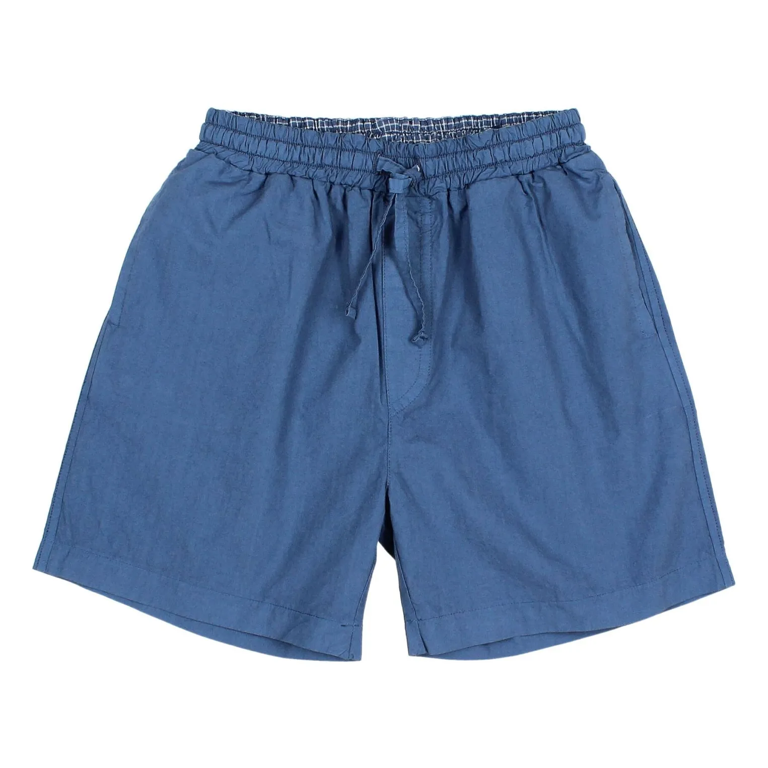Búho Navy Blue Organic Cotton Poplin Bermuda Shorts