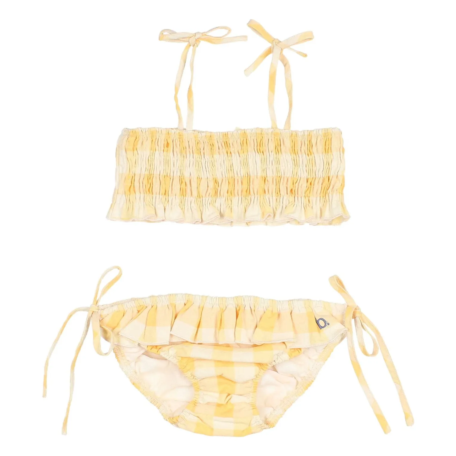 Búho - Maillot de bain 2 pièces - Fille - 3 ans - Jaune - Coton Bio