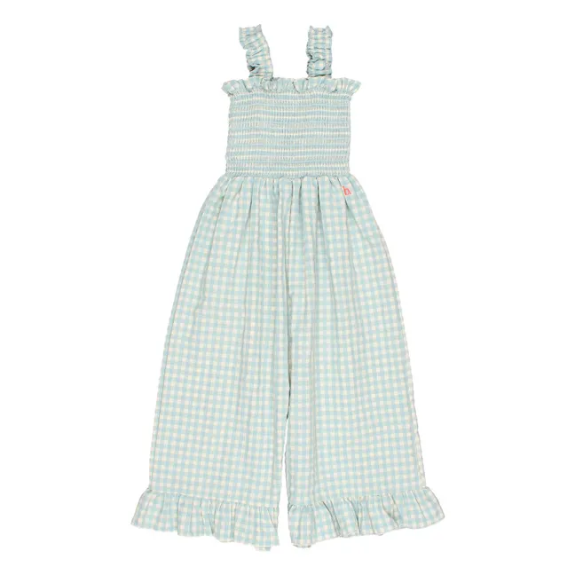 Combinaison Vichy Seersucker | Aqua