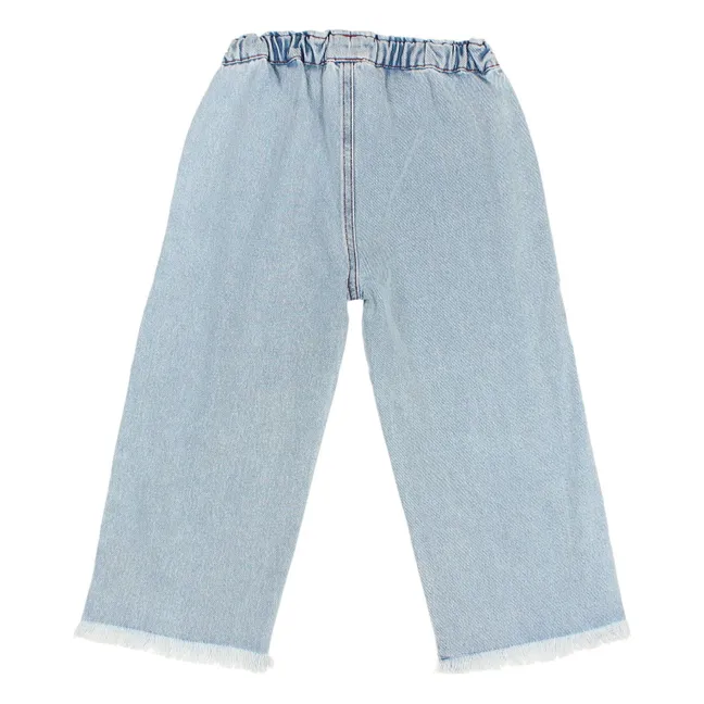 Jean Délavé Effiloché | Bleu Clair