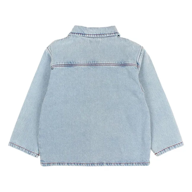 Surchemise Demin Délavée | Bleu Clair