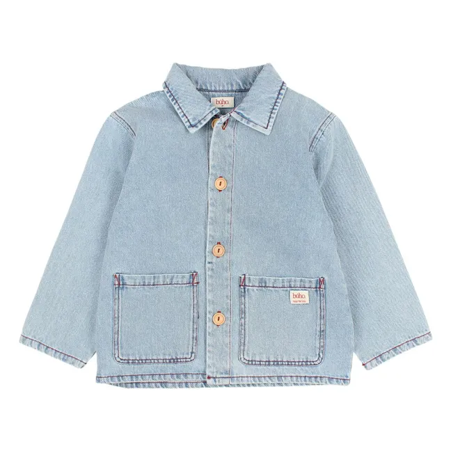 Surchemise Demin Délavée | Bleu Clair