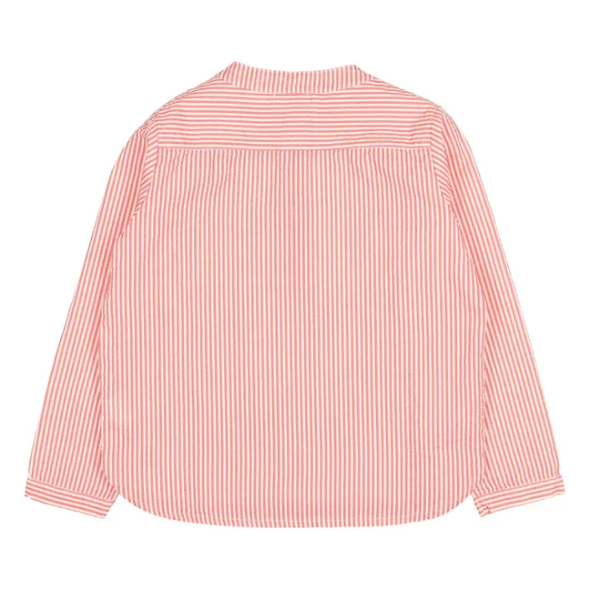 Kurta Striped Seersucker | Red