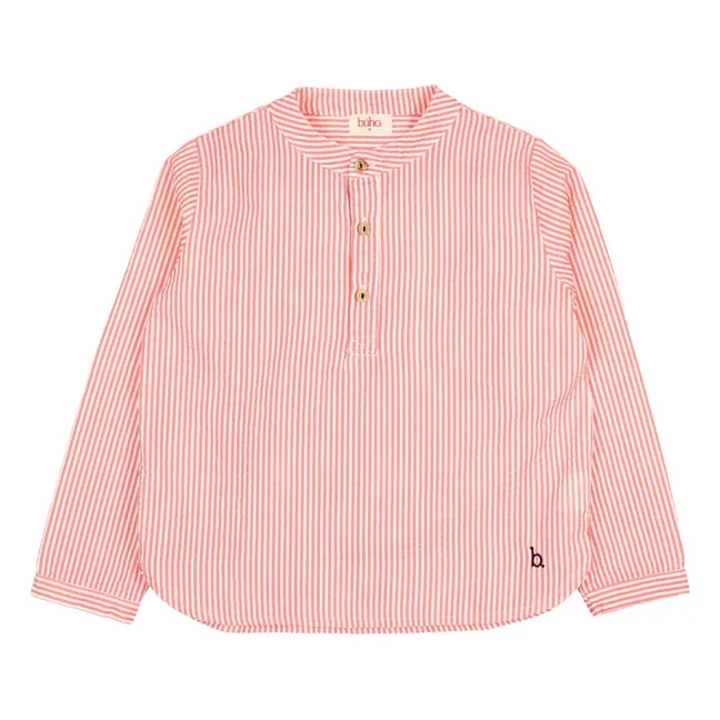 Kurta Striped Seersucker | Red