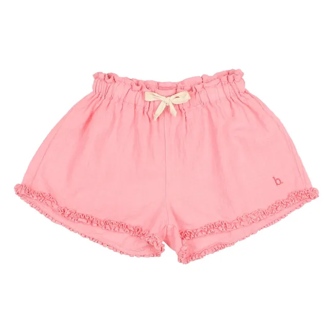 Short Volants Coton Bio | Rose