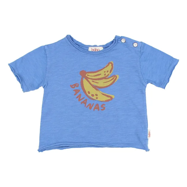 T-shirt Banane Coton Bio Bébé | Bleu indigo