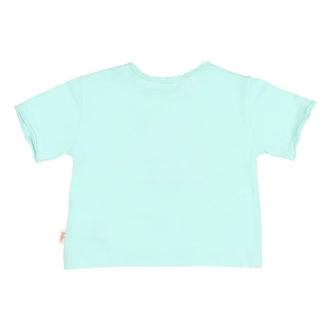 T-shirt Glace Coton Bio | Aqua