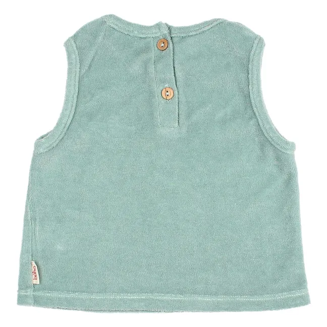 Débardeur Keep It Salty Eponge | Vert d'eau