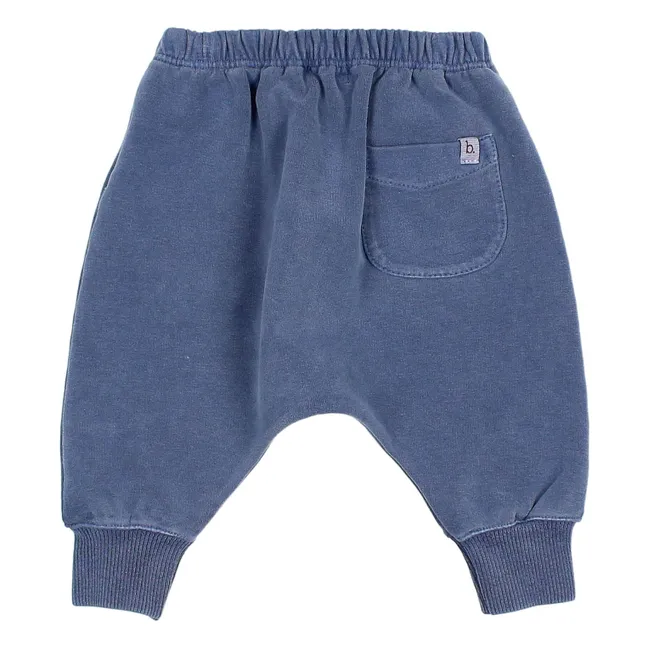 Jogger Molleton Coton Bio | Bleu marine