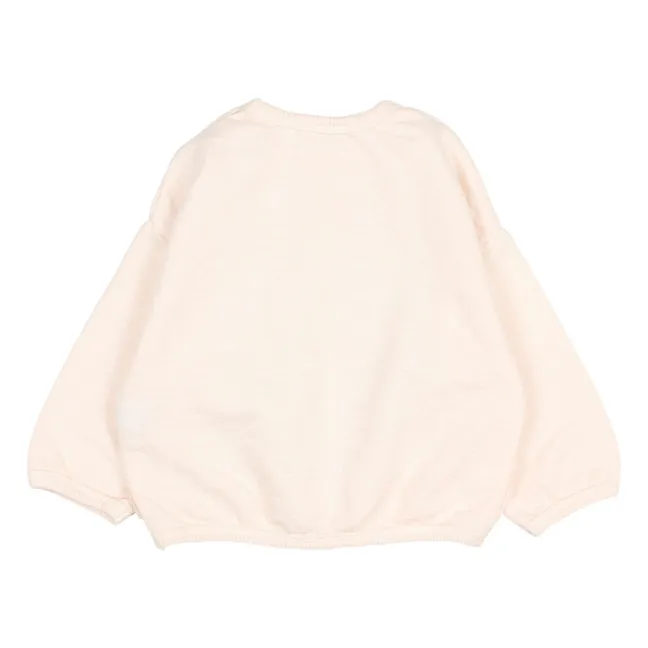 Sweat Mon Ami Molleton Coton Bio | Rose Litchi