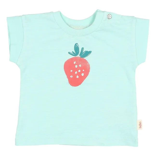 Camiseta de bebé de algodón ecológico Strawberry | Agua