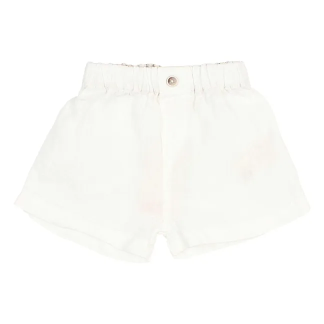 Pantalones cortos de lino | Blanco