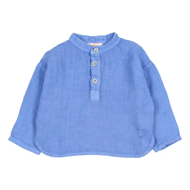 Kurta Lino Bebé | Azul índigo