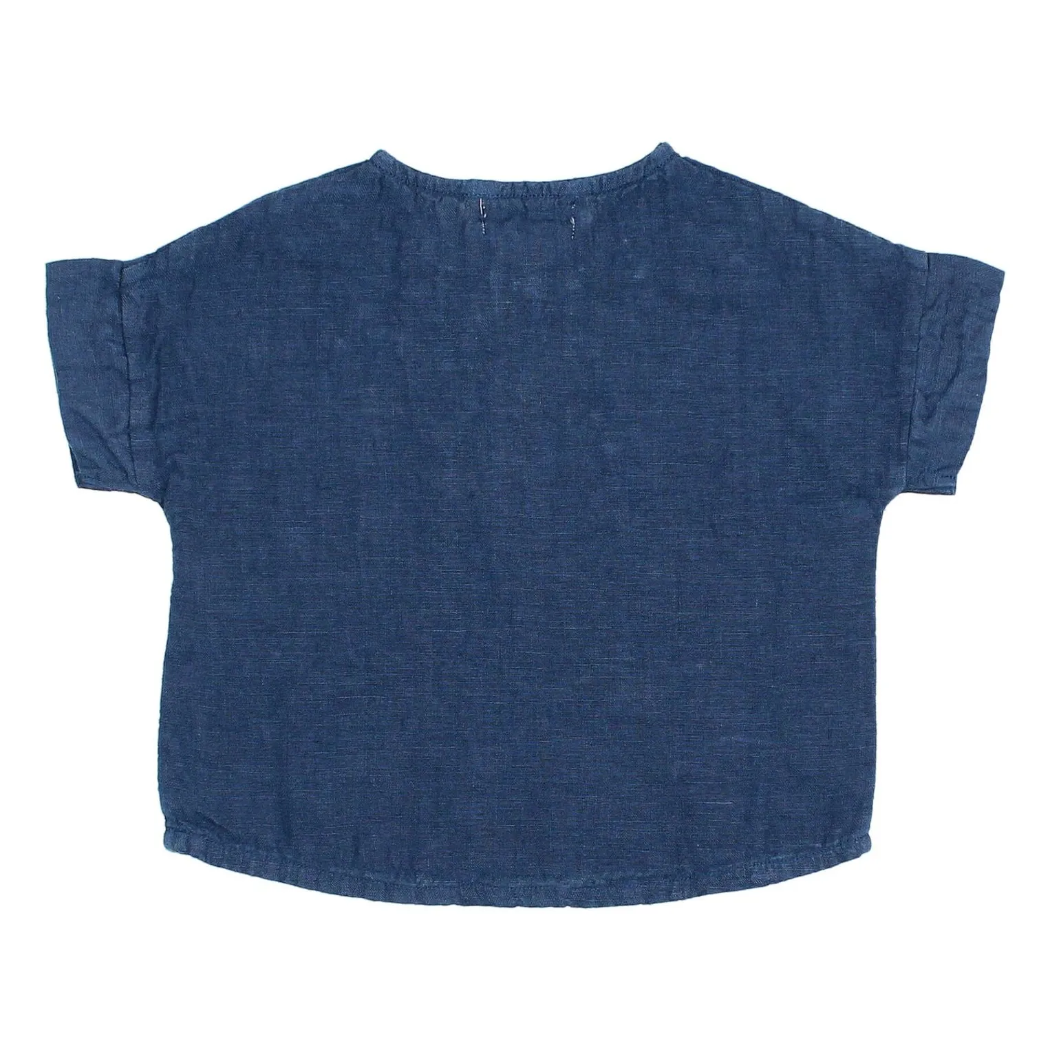 Chemise Lin Bébé | Bleu marine- Image produit n°1