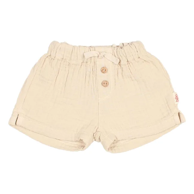 Short Gaze de Coton | Sable