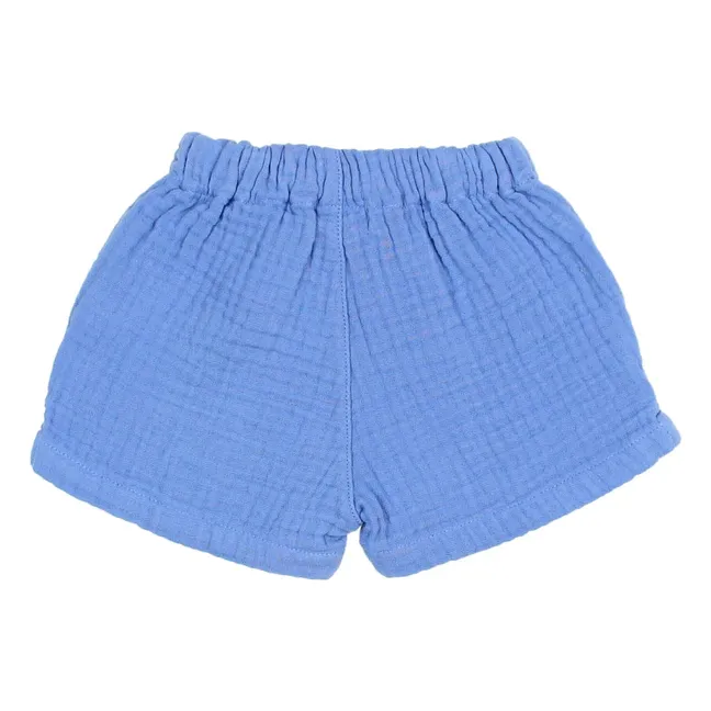 Short Gaze de Coton | Bleu Clair