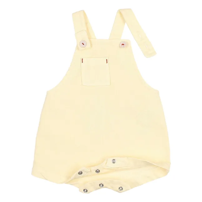 Denim Playsuit | Yellow