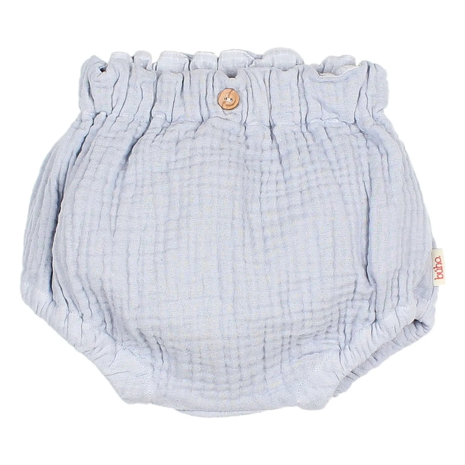 Búho - Bloomer en coton - Bleu pâle - 6 mois