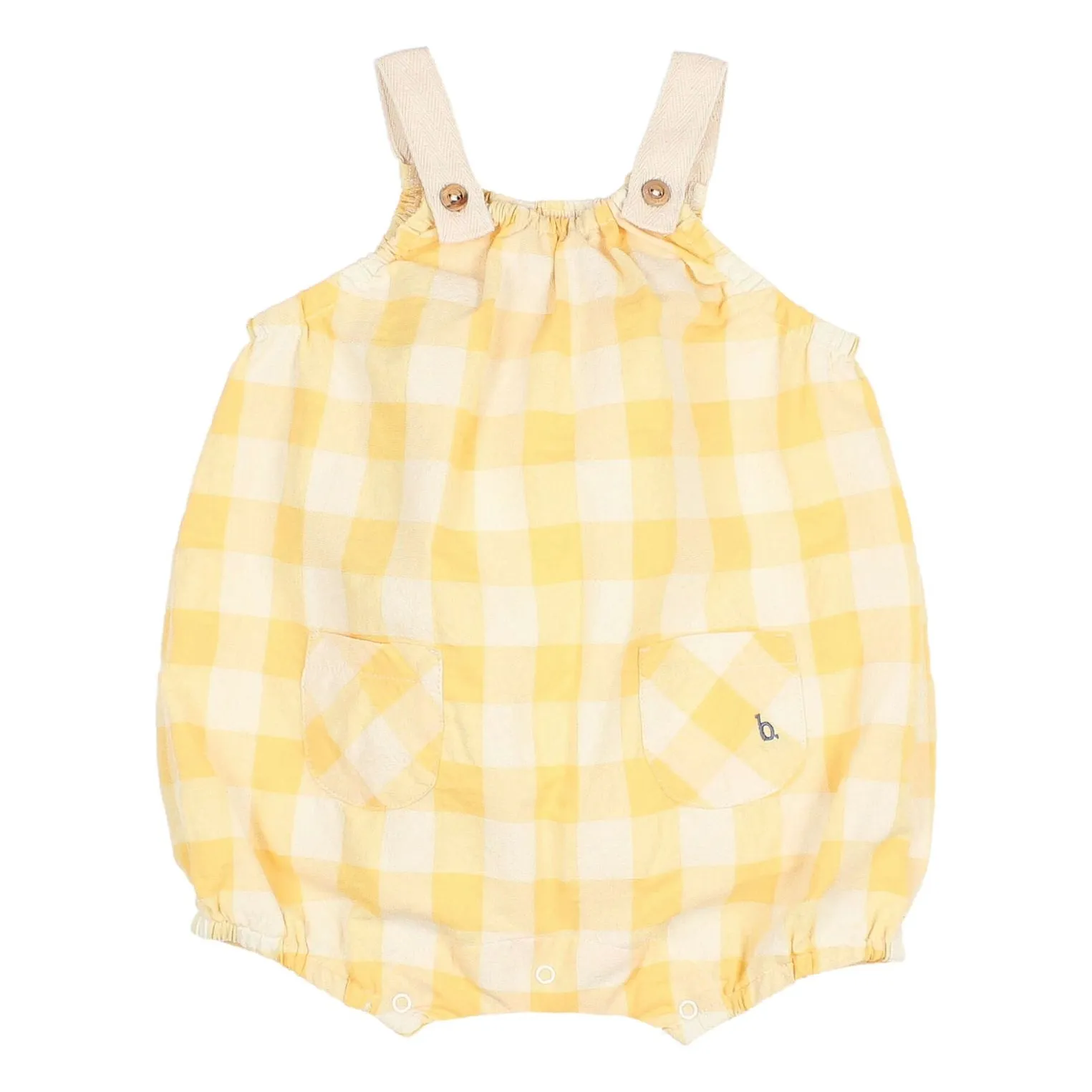 Búho - Barboteuse Bébé - Coton Bio - Jaune - 6 mois