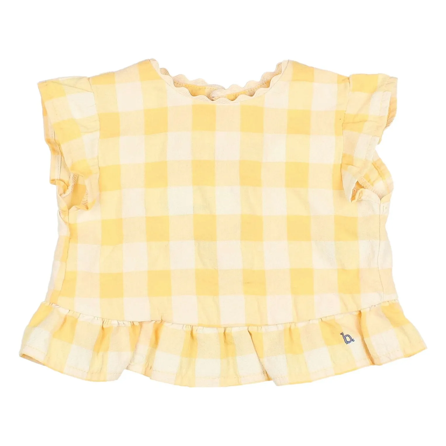 Búho - Blouse - Coton - Jaune - 6 mois