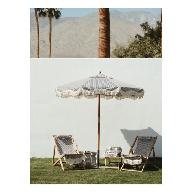 Sombrilla con flecos | Azul Marino