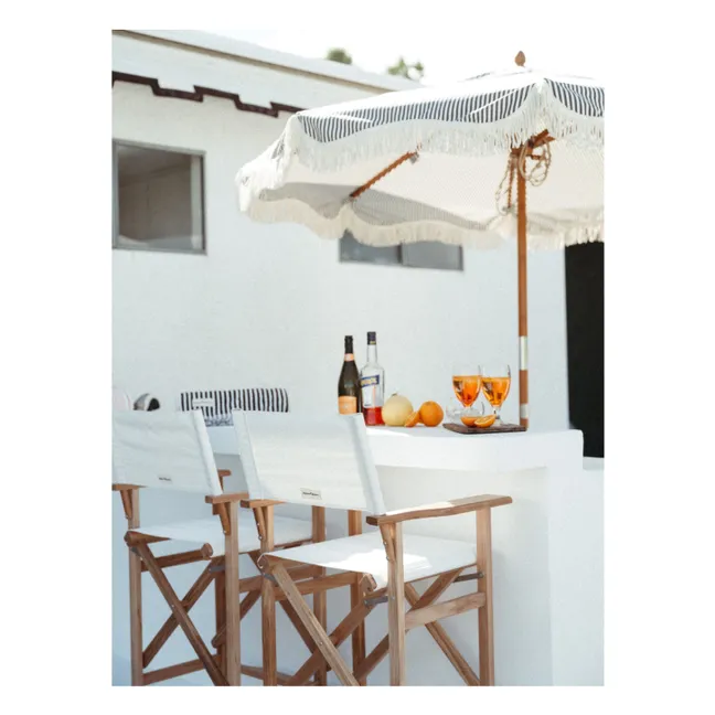 Sombrilla con flecos | Azul Marino