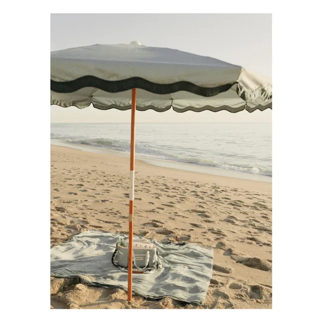 Amalfi scalloped parasol | Green