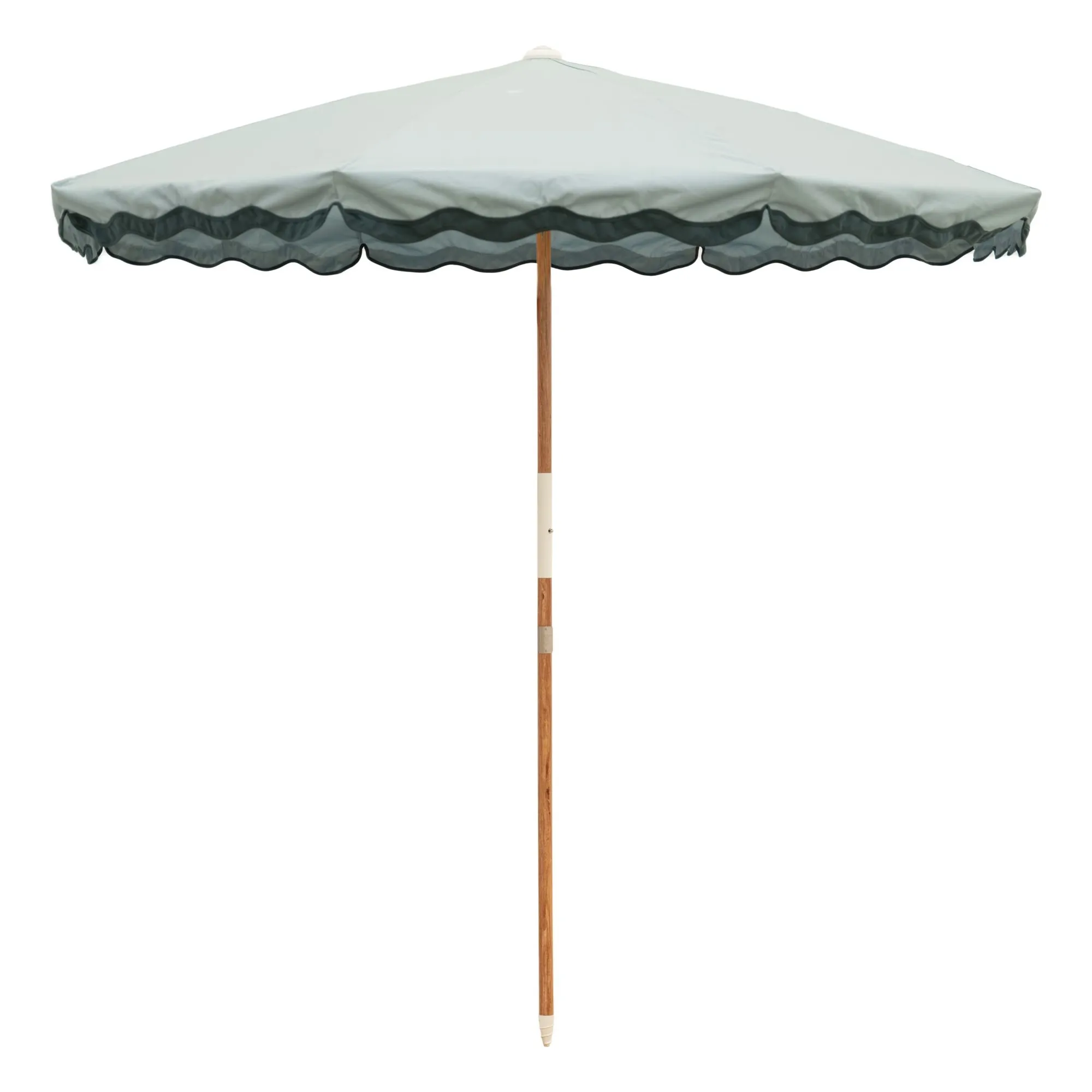 Business & Pleasure Co. Green Amalfi Scalloped Parasol