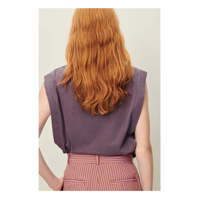 T-Shirt Baumwolle Orlando | Violett