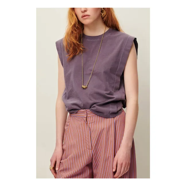 Orlando cotton T-shirt | Purple